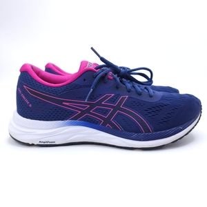 ASICS Women's Blue and Pink Running Shoes